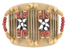 African Butterfly Hair Comb - Stones & Bones Blonde 45