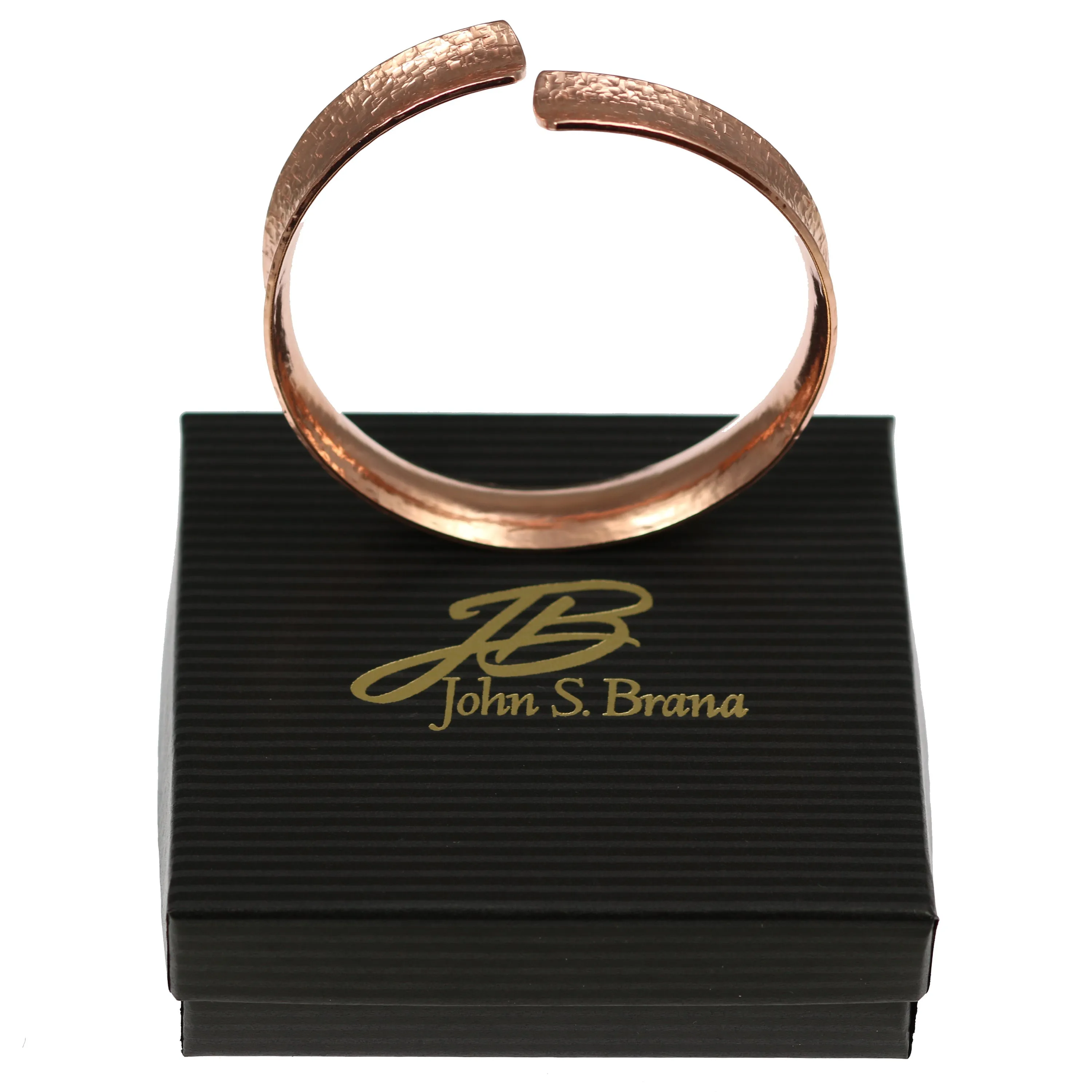 Anticlastic Texturized Copper Bangle Bracelet