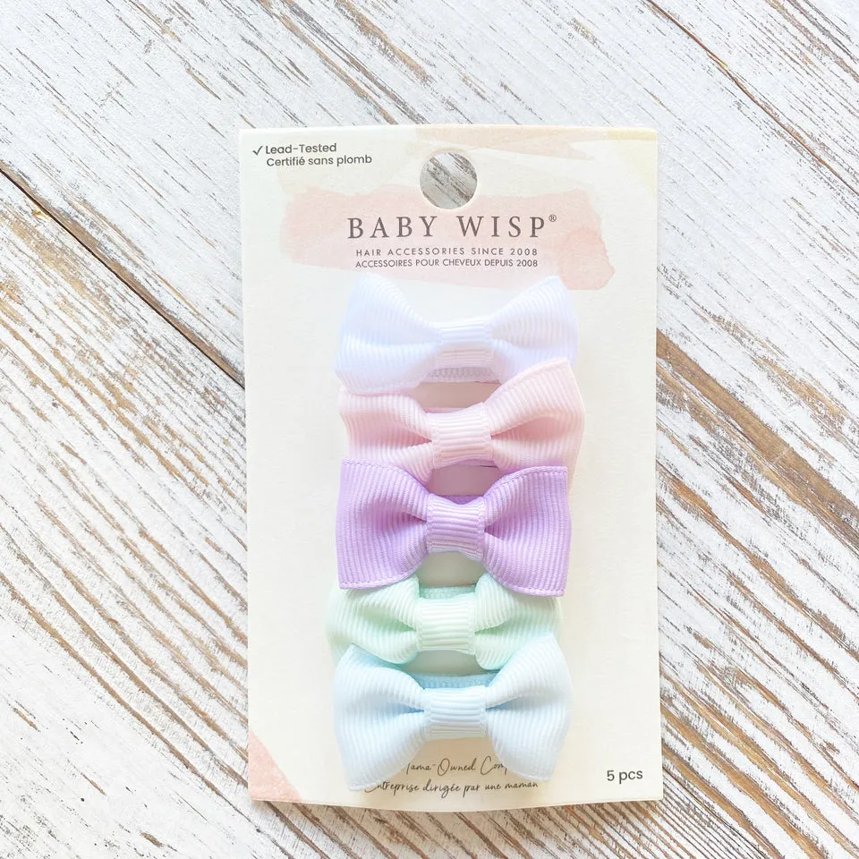 Baby Wisp Charlotte Bow Snap Clip Sets