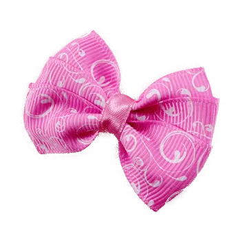 Bella Hair Bow - Swirls (3 Colours)