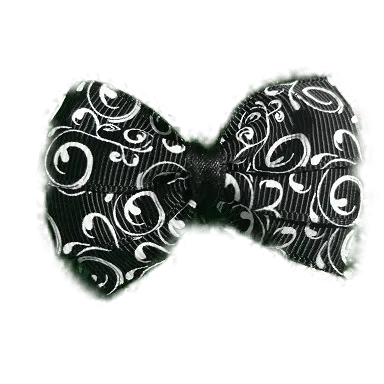 Bella Hair Bow - Swirls (3 Colours)