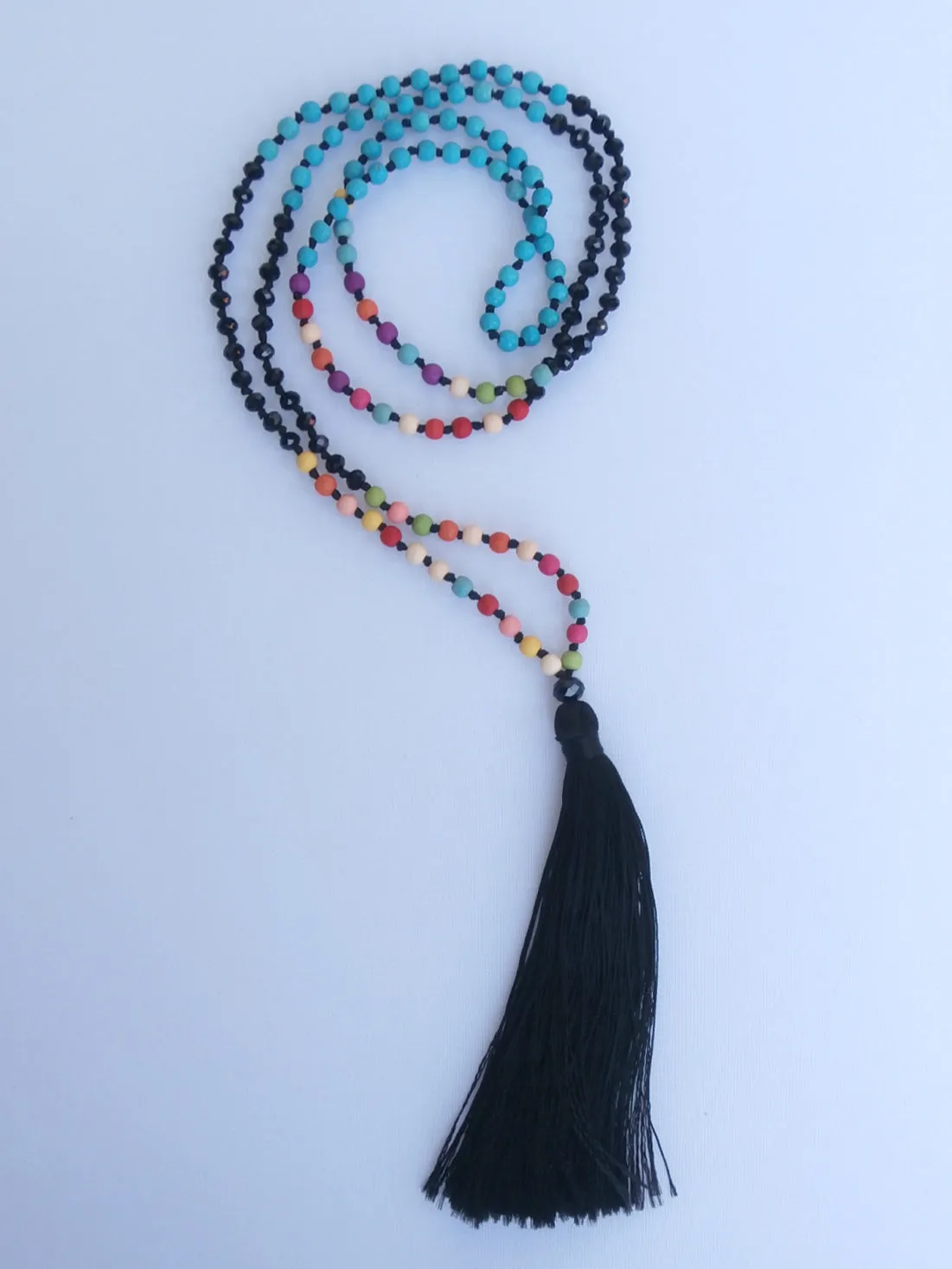 Bohemian bead tassel necklaces assorted! PACK OF 15 - CLEARANCE