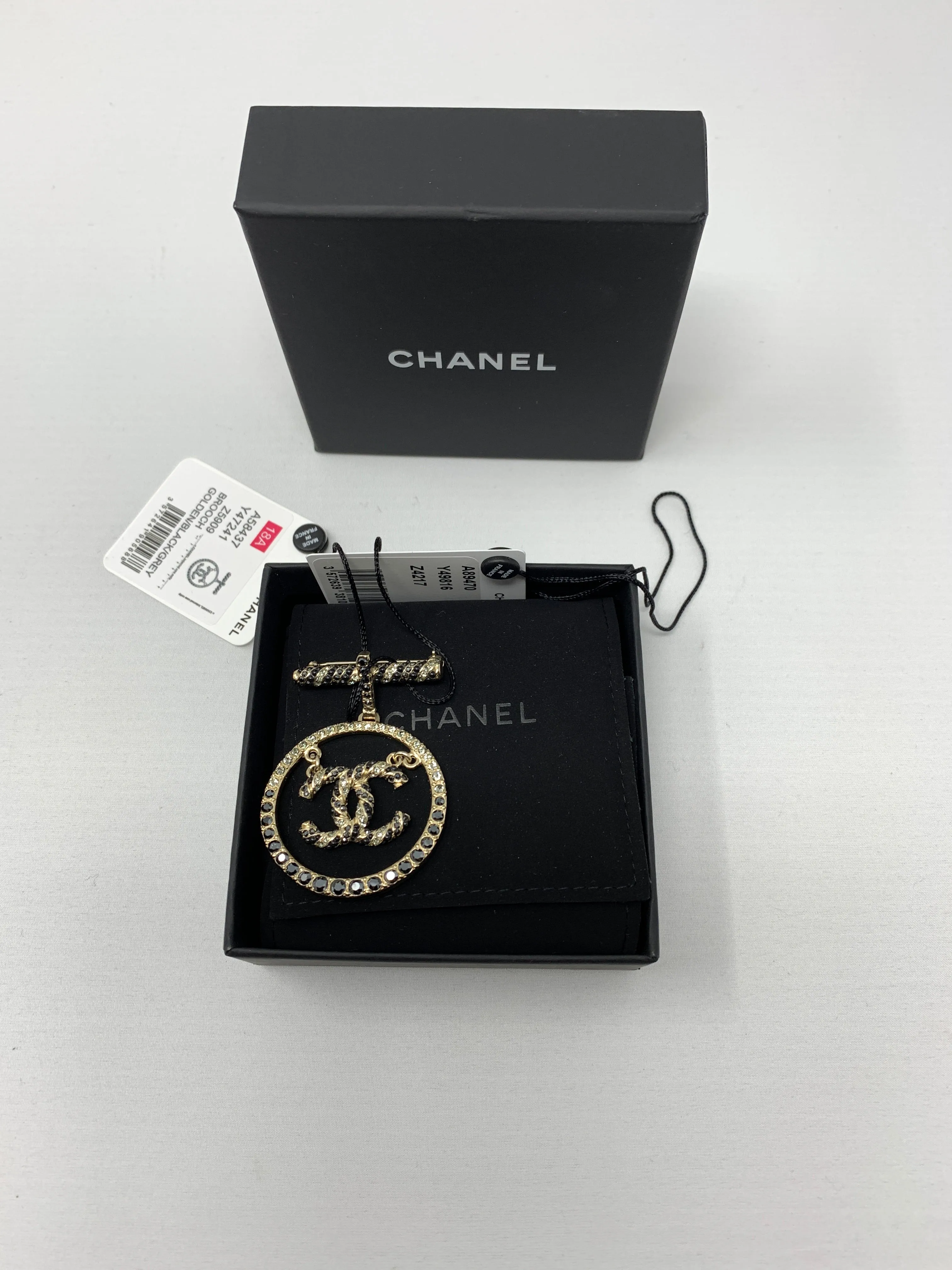 Chanel Strass Anchor Marine CC Brooch!