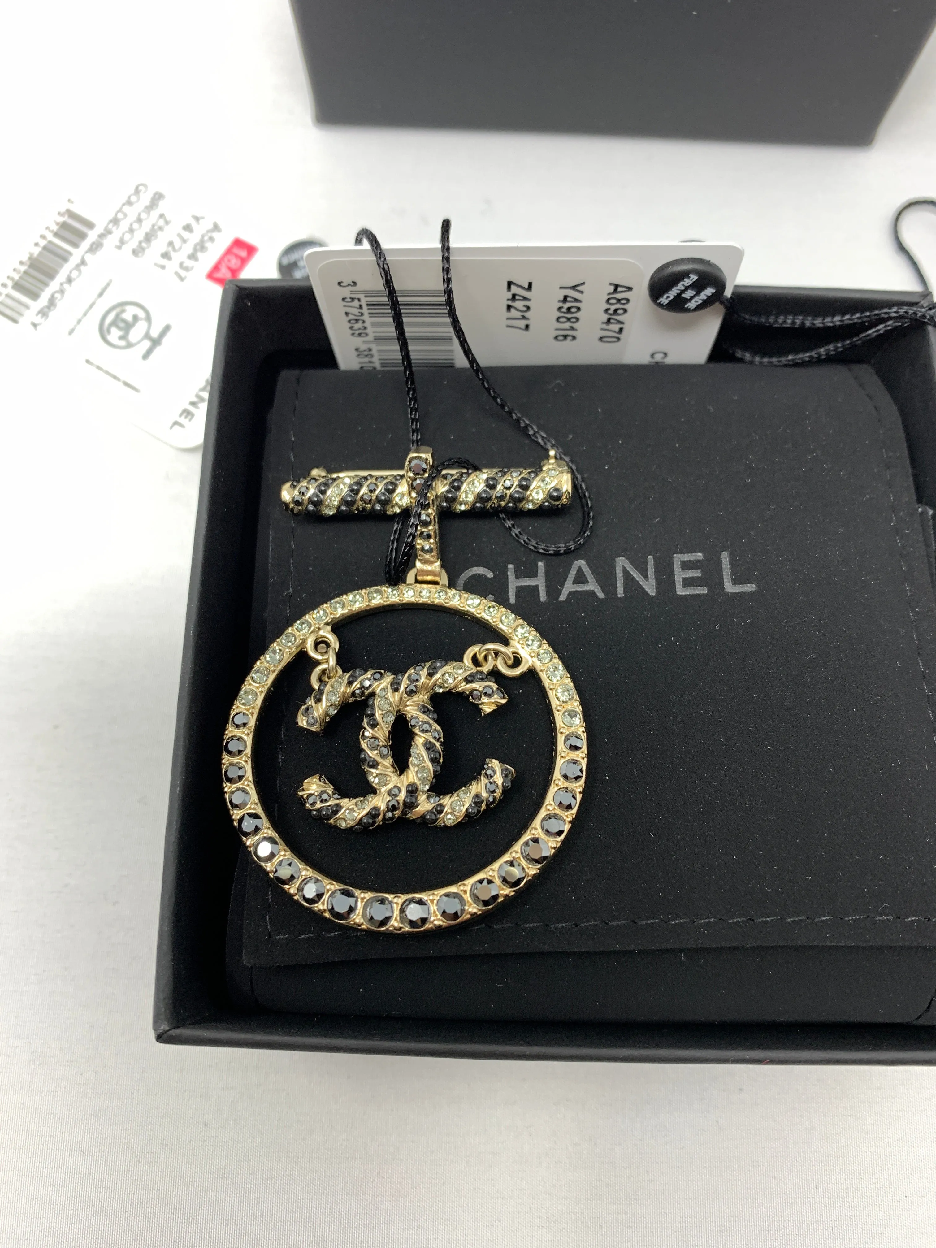 Chanel Strass Anchor Marine CC Brooch!