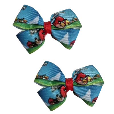 Cherish Hair Bow - Angry Birds