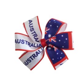 Chica Hair Bow - Australia Day