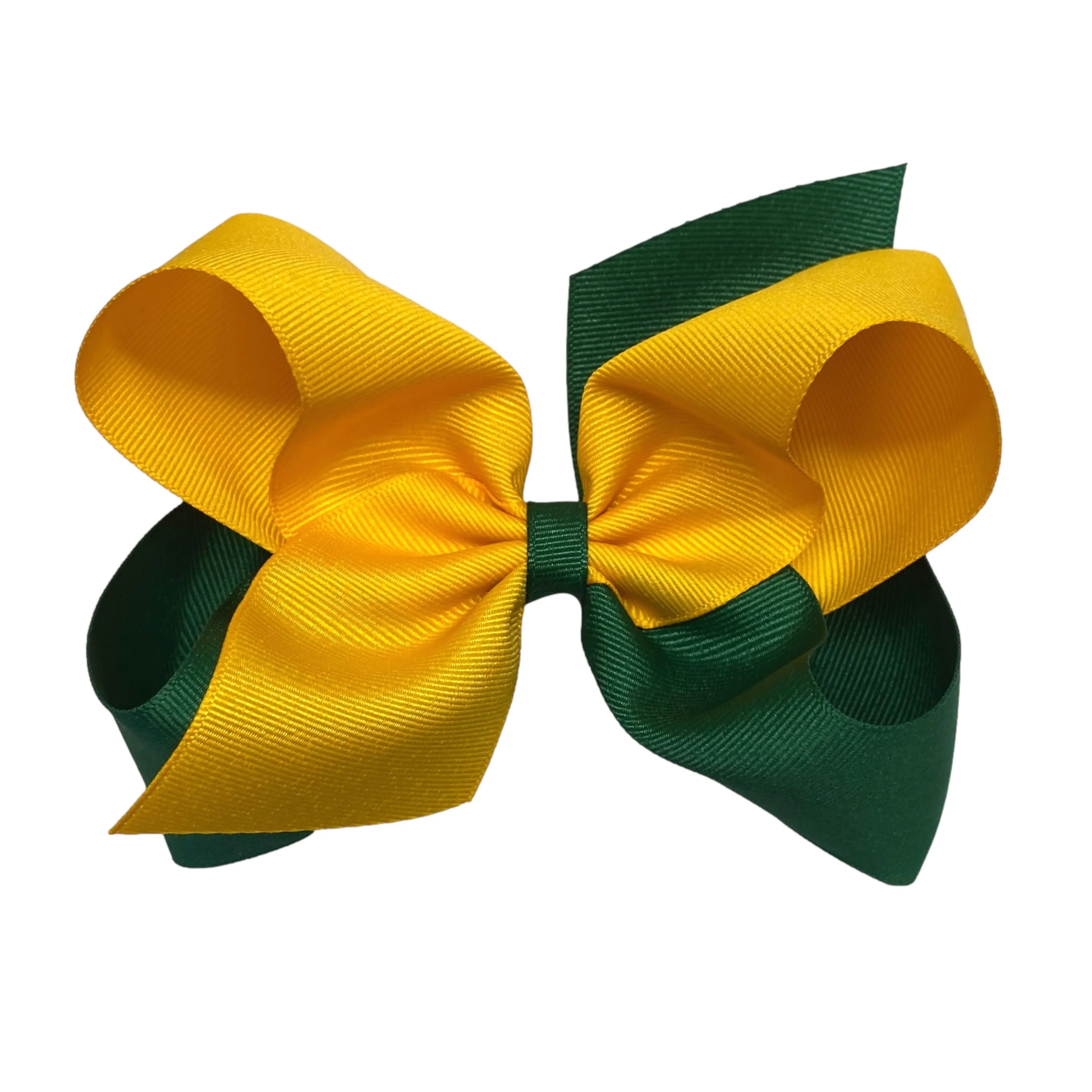 Colorblock Grosgrain Hair Bow - King