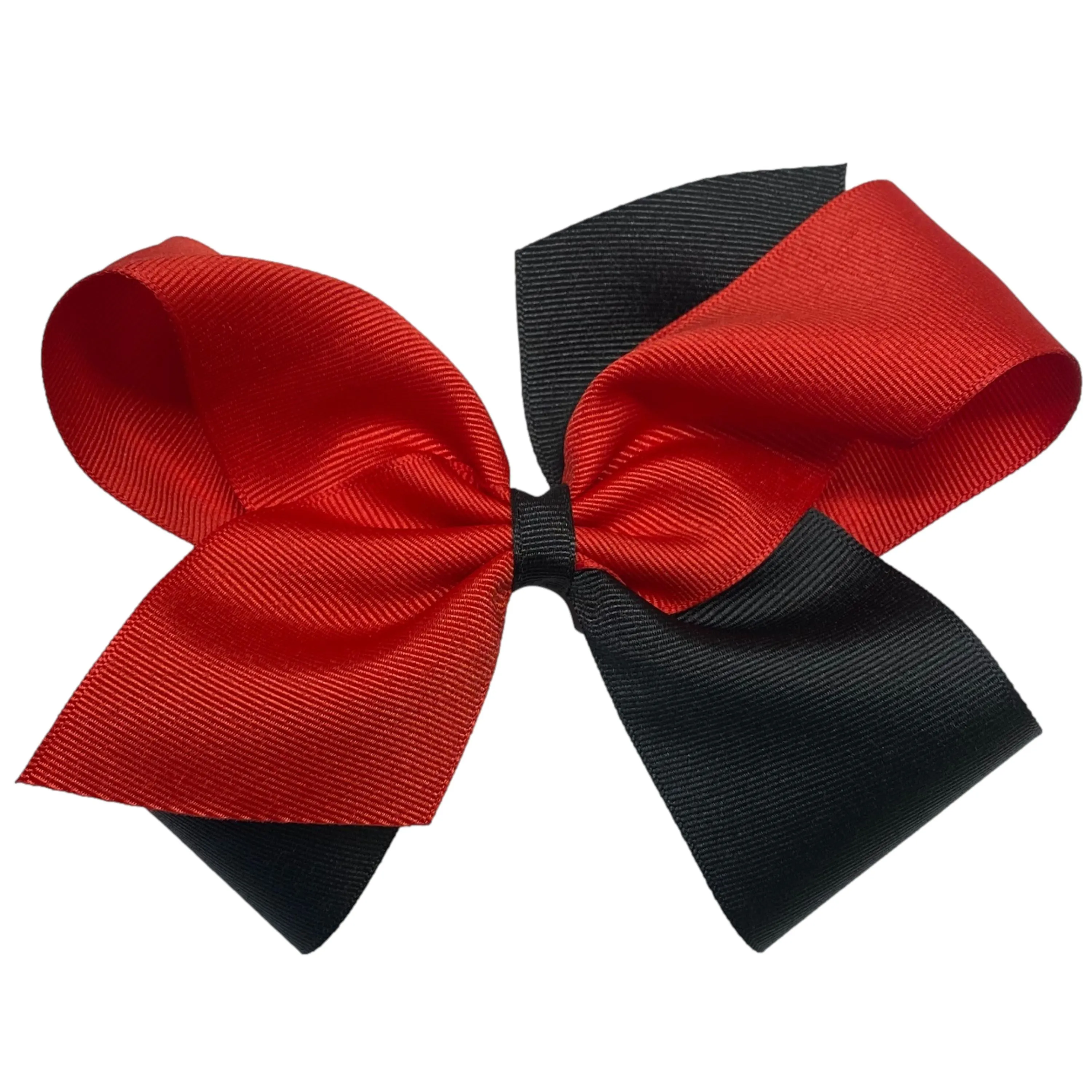 Colorblock Grosgrain Hair Bow - King