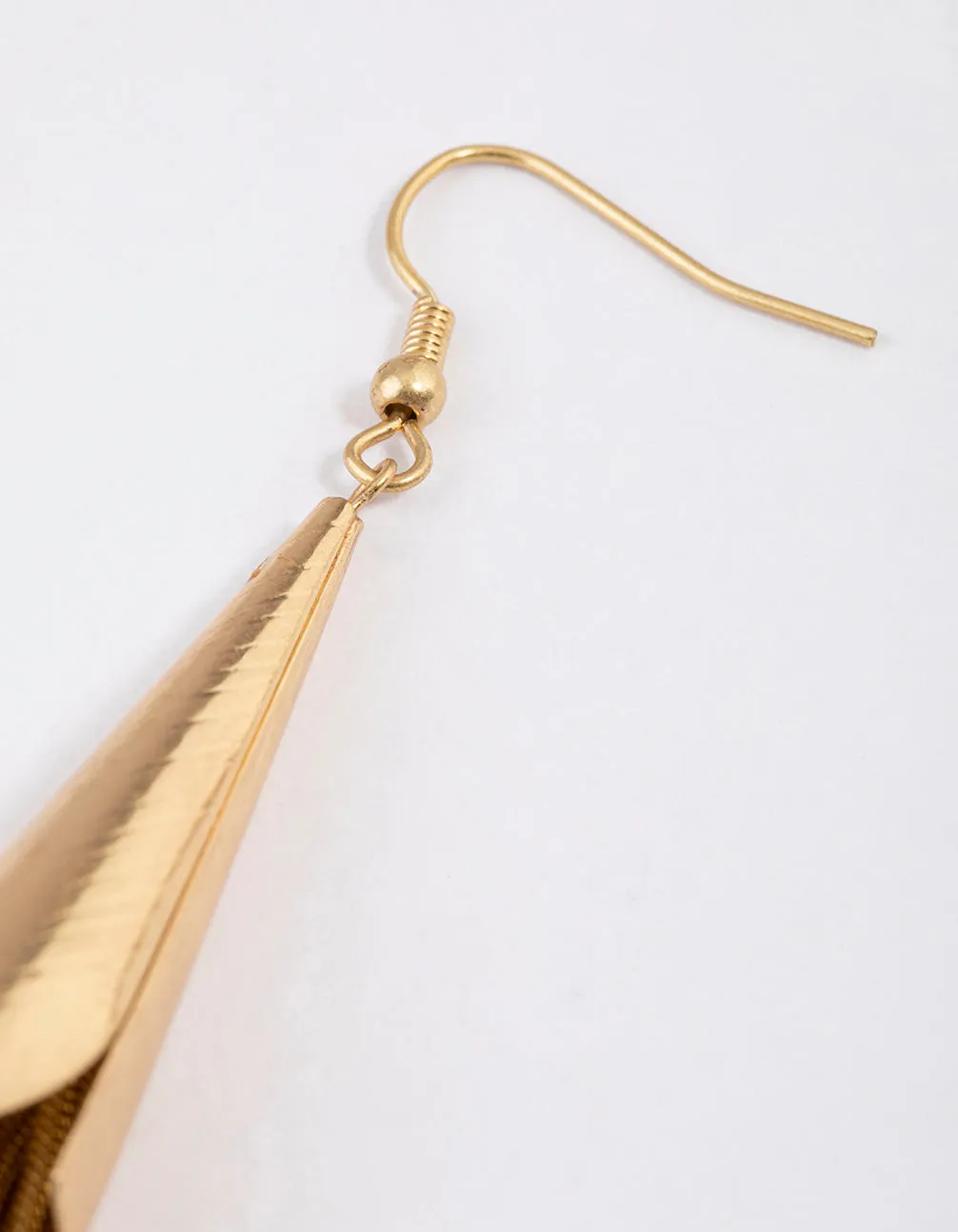 Gold Glamour Tassel Earrings