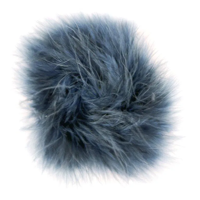 Marabou Feather Brooches - Solid