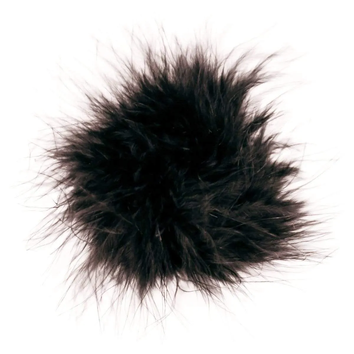 Marabou Feather Brooches - Solid