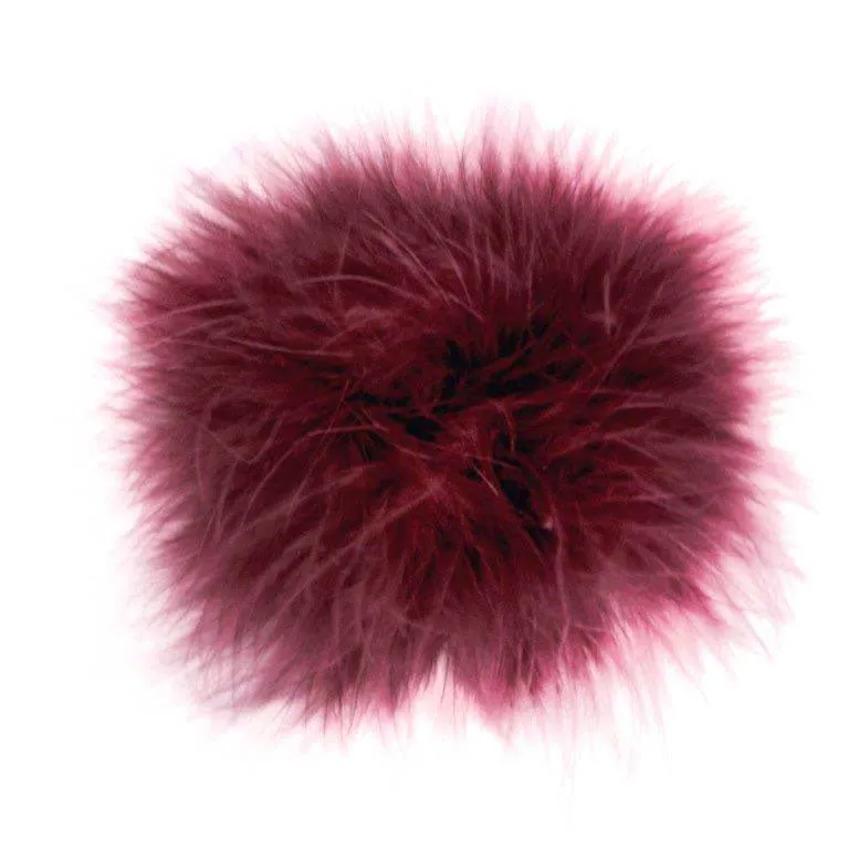 Marabou Feather Brooches - Solid