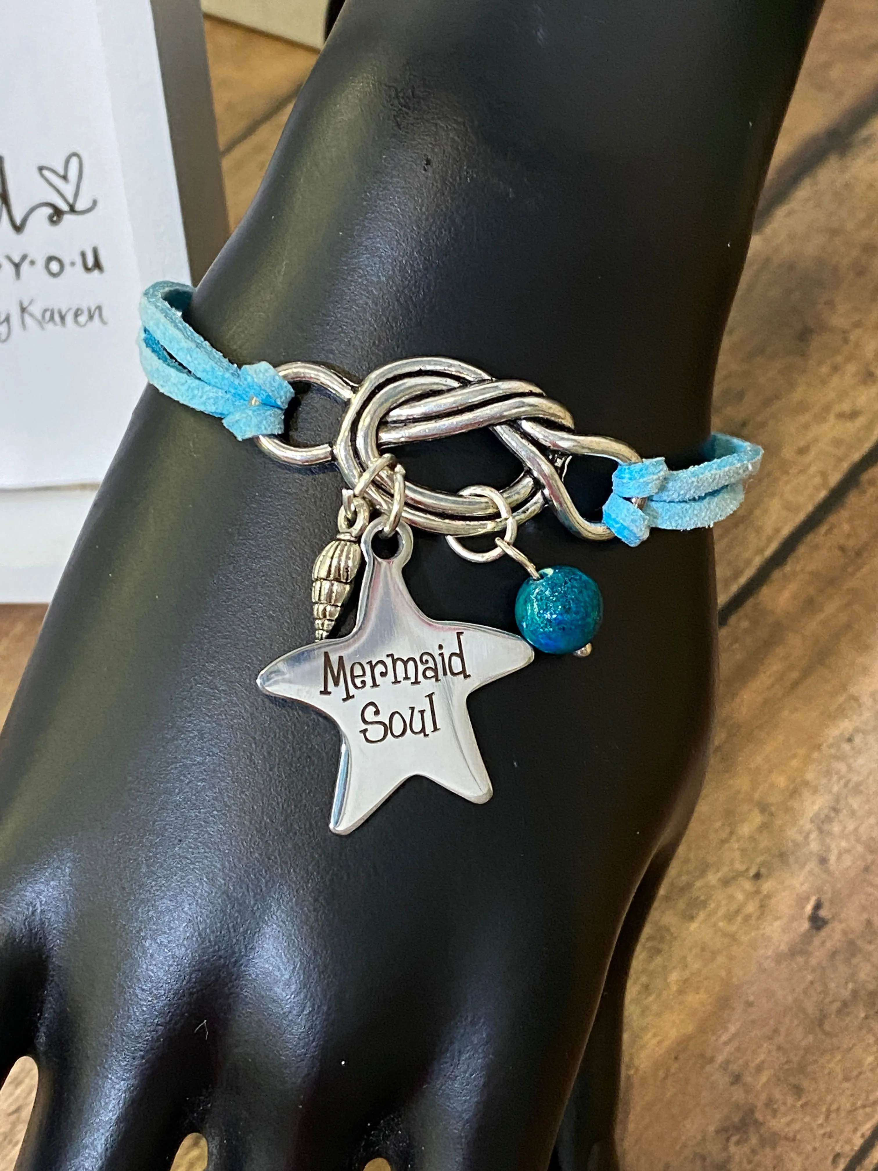 MERMAID SOUL Leather Bracelet (BR15)