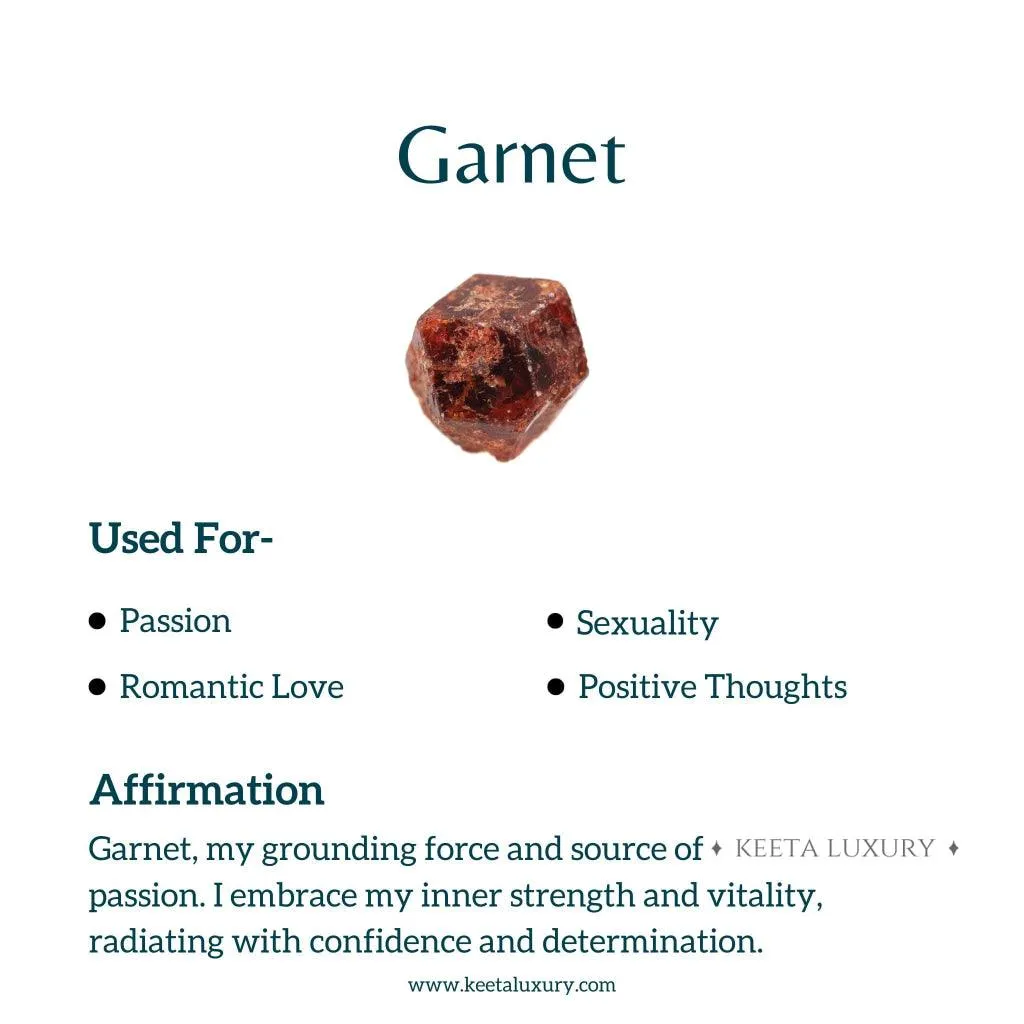 Minimal -  Garnet Stud