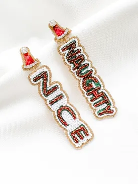 Naughty or Nice Earring