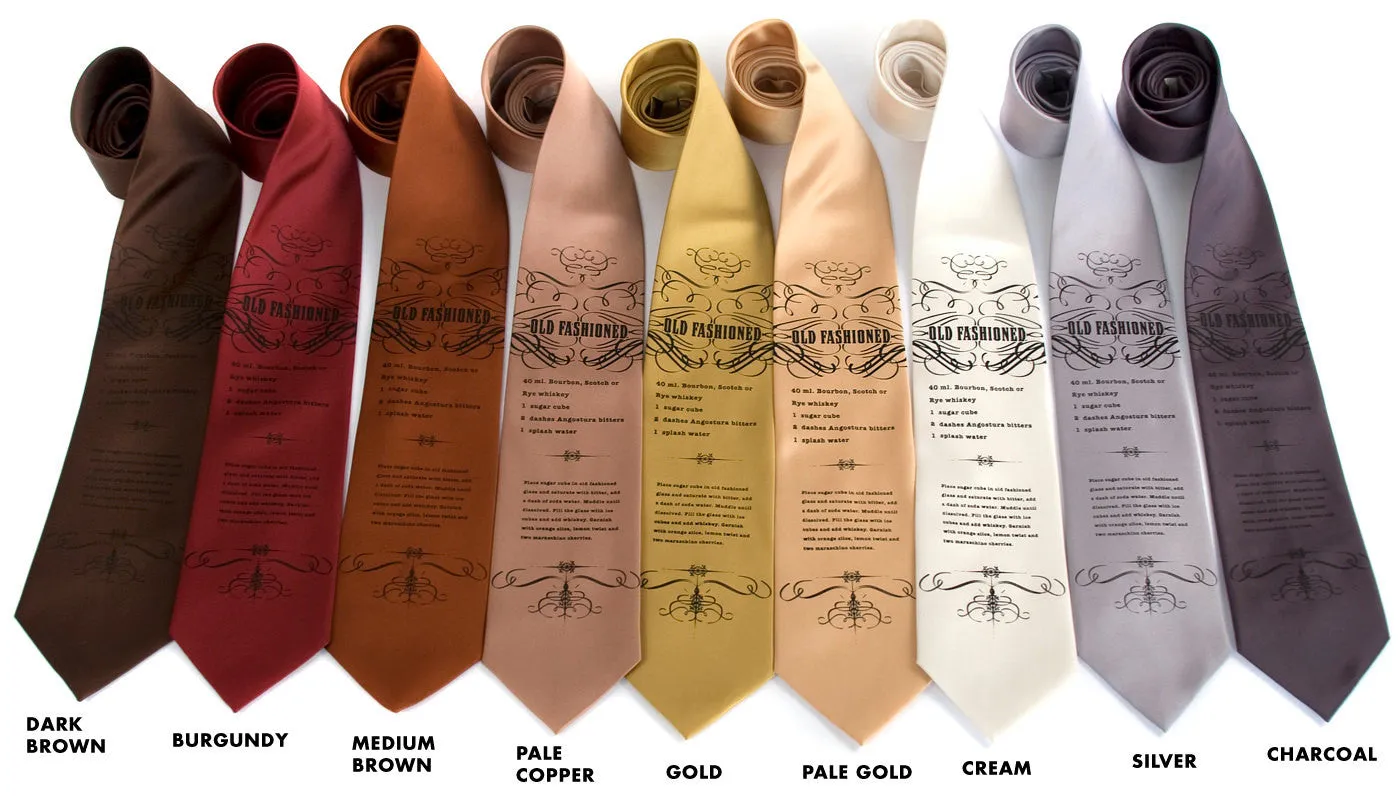 Old Fashioned Microfiber Necktie