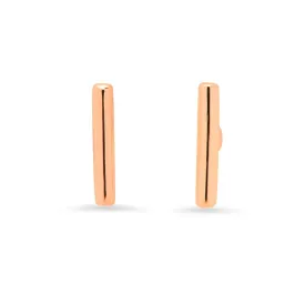 THIN BAR STUDS, ROSE GOLD