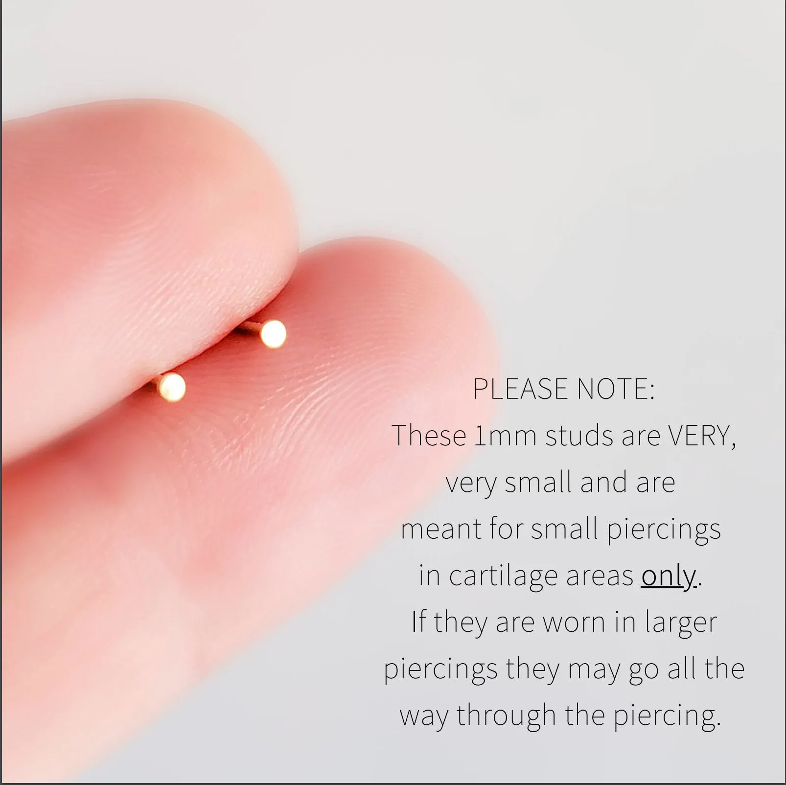 Tiny Dot Stud Earrings