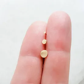 Tiny Dot Stud Earrings