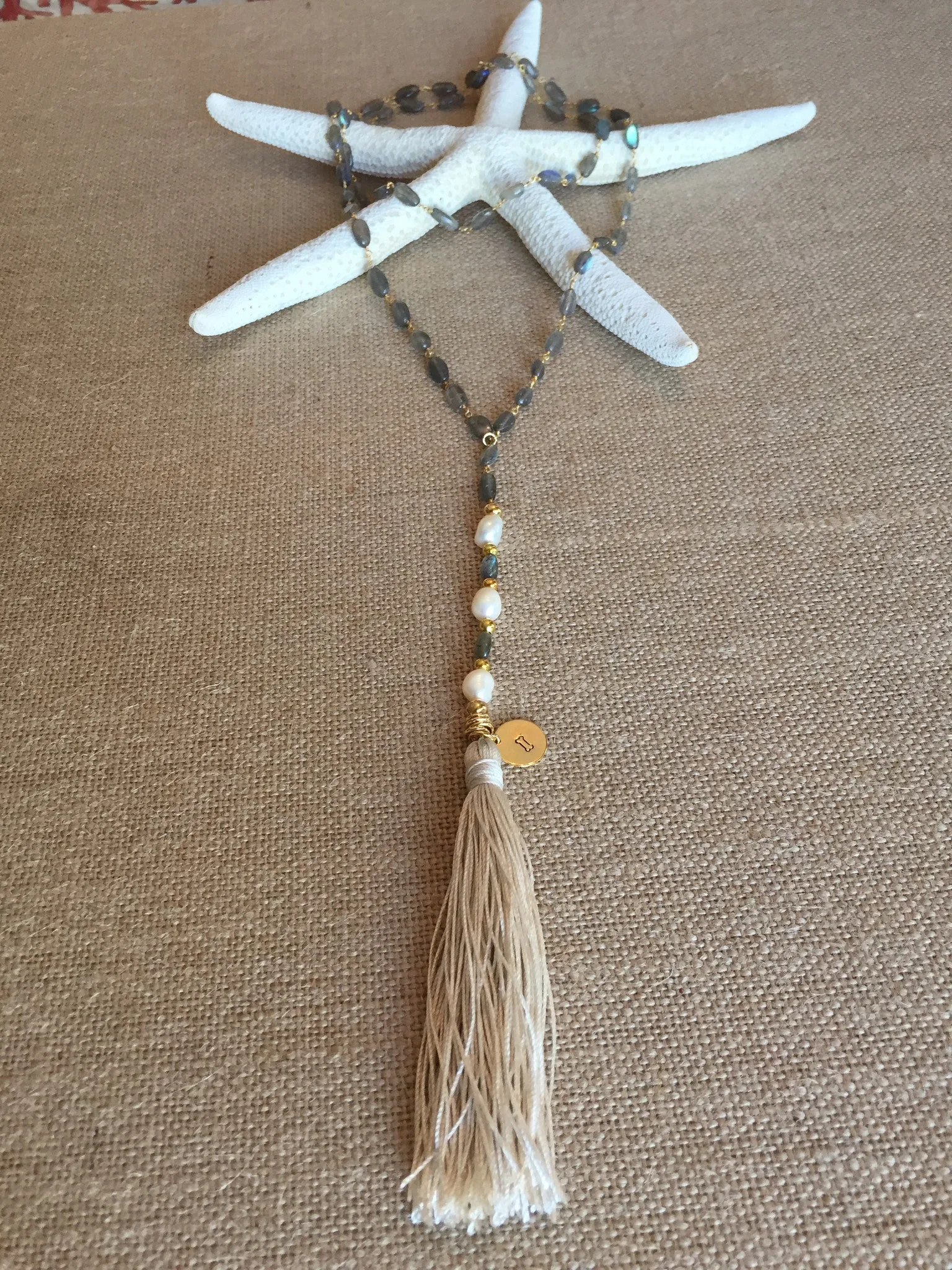 Trinity Tassel Necklace