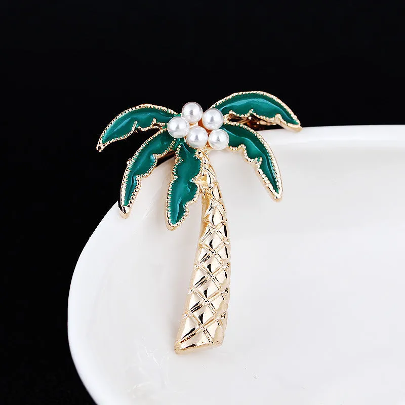 XSB001 - Coconut Tree Saree Brooch