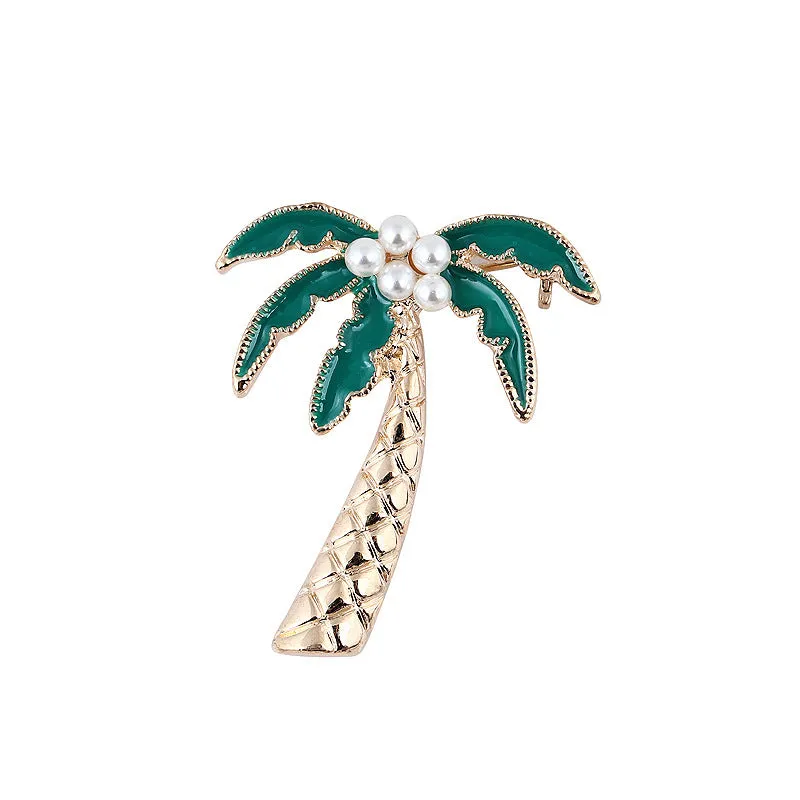 XSB001 - Coconut Tree Saree Brooch